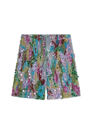 DRIES VAN NOTEN スパンコール装飾ショーツ - サムネイル1