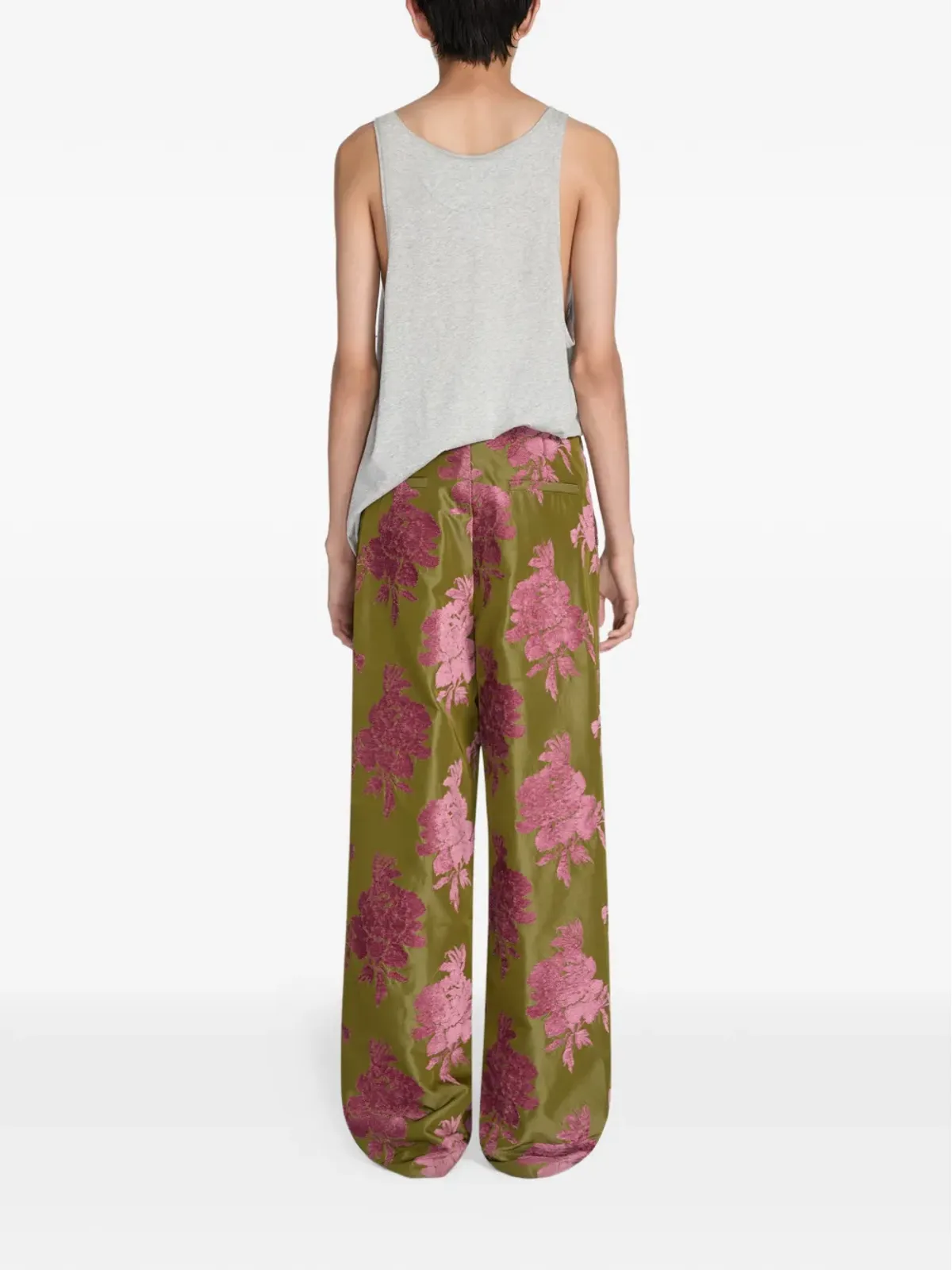 DRIES VAN NOTEN シークイン装飾のタンクトップ - 画像4