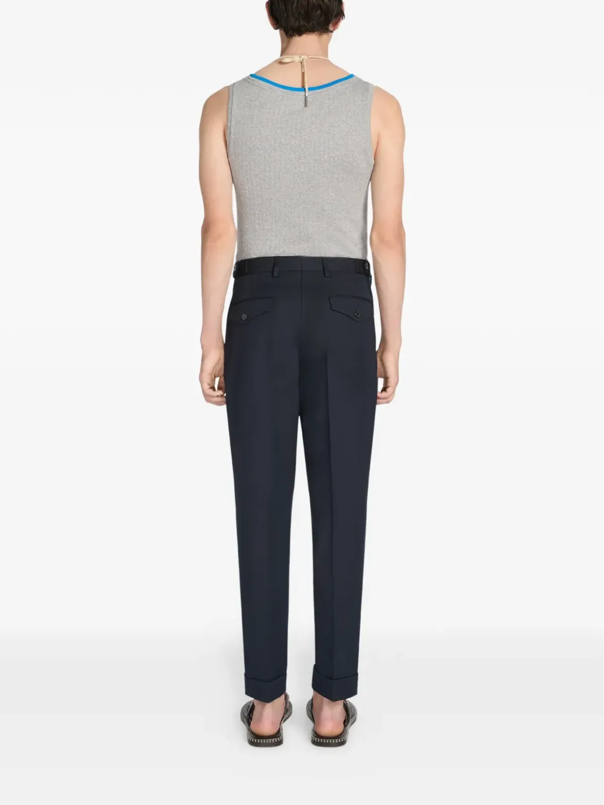 DRIES VAN NOTEN コットン タンクトップ - 画像4