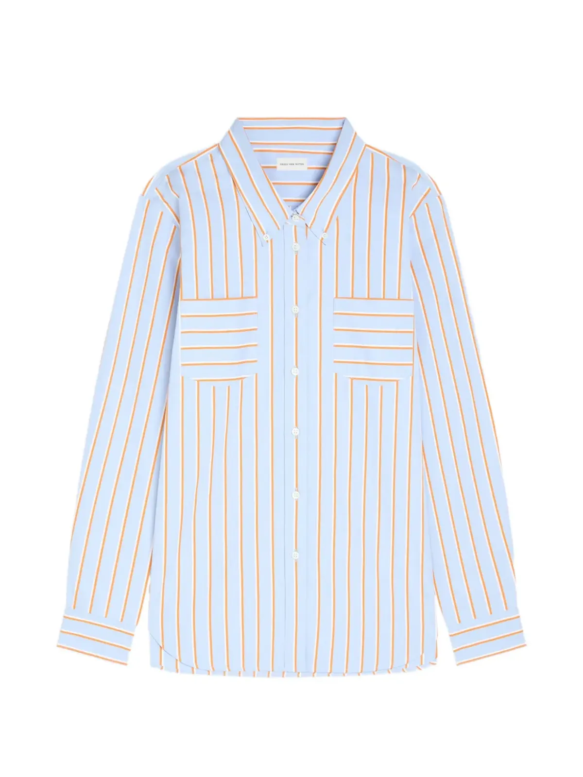 DRIES VAN NOTEN ストライプコットンシャツ - 画像1