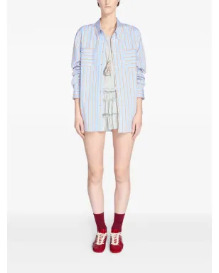 DRIES VAN NOTEN ストライプコットンシャツ - サムネイル2
