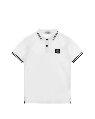 Stone Island Junior 半袖ポロシャツ - White - サムネイル1