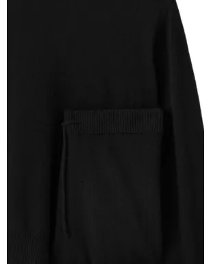 Soft Goat elasticated-waist trousers set - Black - サムネイル2