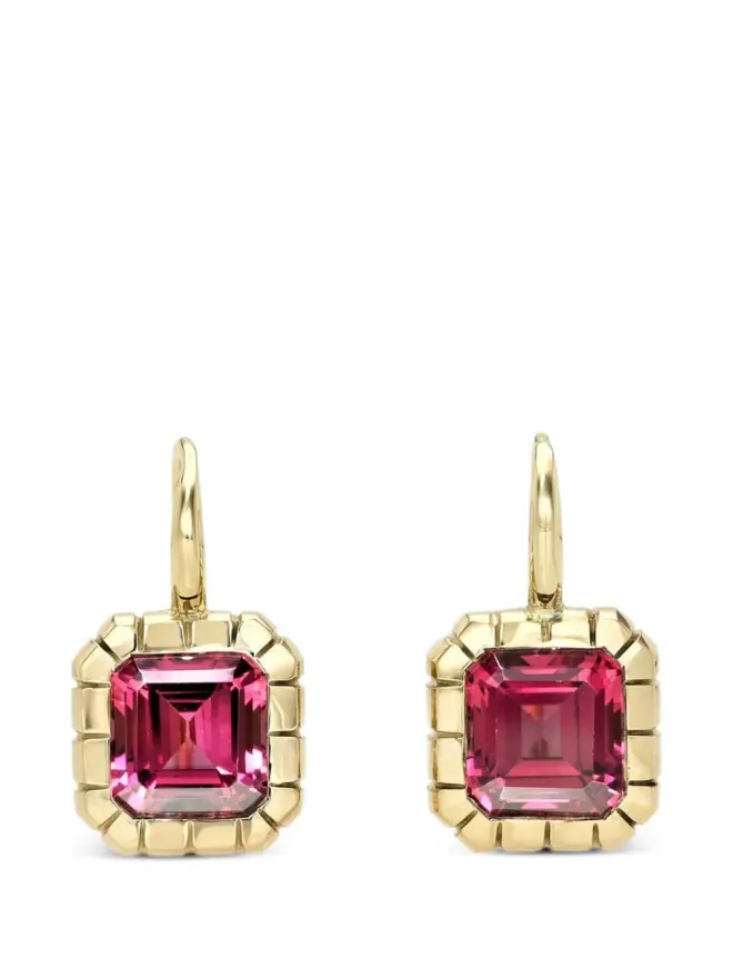 Retrouvaí Retrouvaí rhodolite earrings - Goldの商品画像