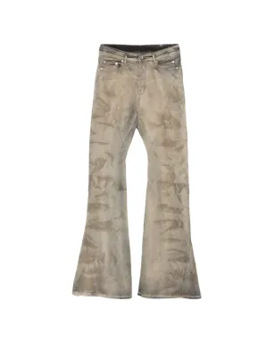 Rick Owens DRKSHDW ウォッシュド ブーツカットジーンズ - サムネイル1