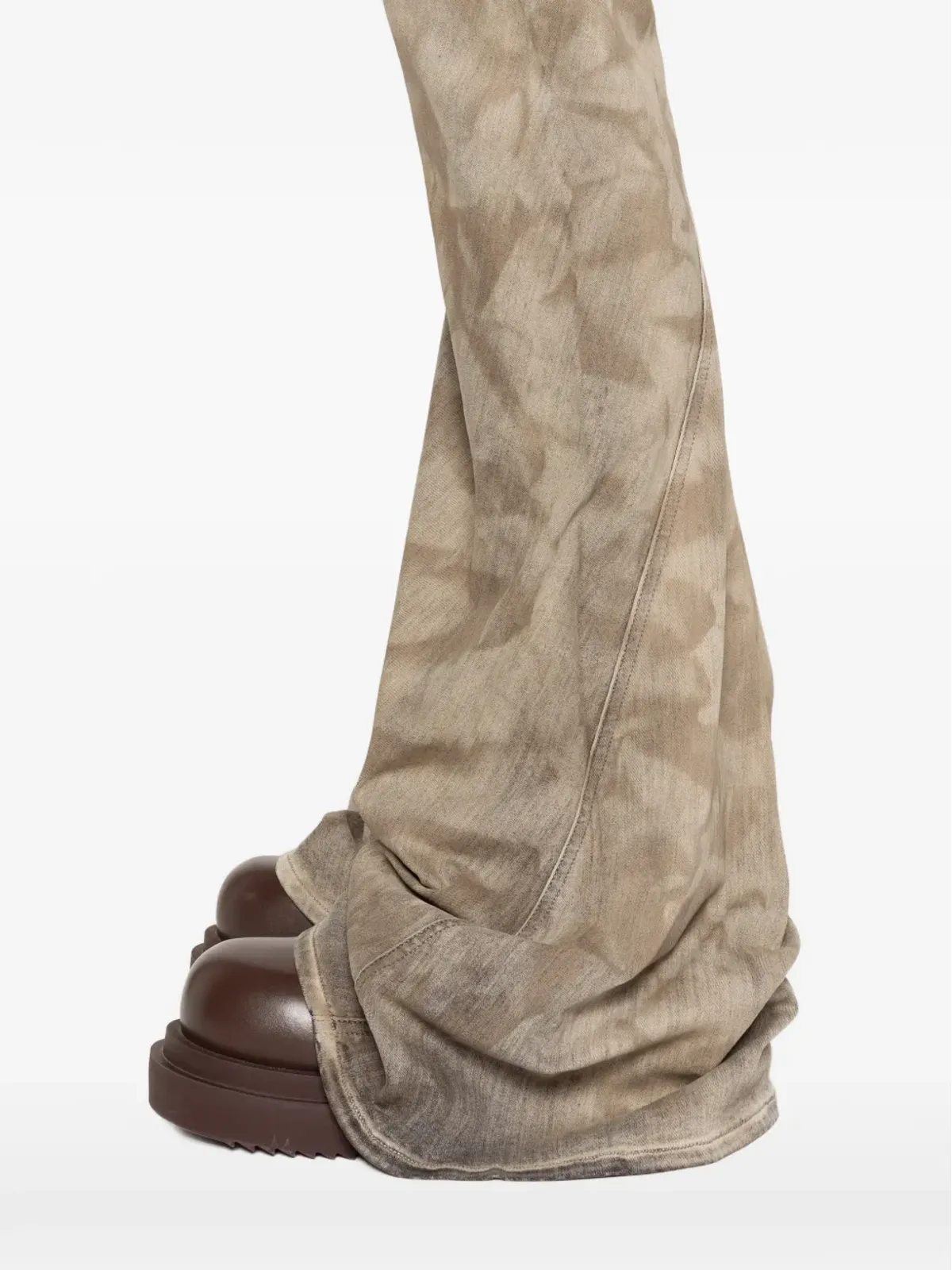 Rick Owens DRKSHDW ウォッシュド ブーツカットジーンズ - 画像5