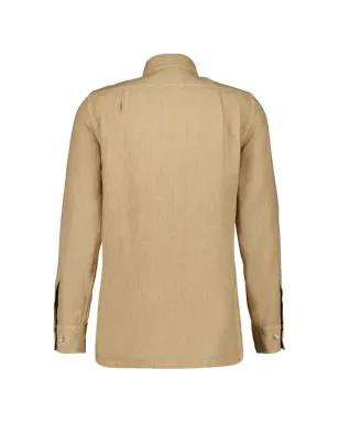 120% Lino ボタン多ポケットジャケット - Neutrals - サムネイル2
