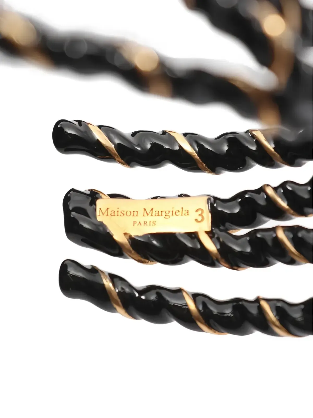 Maison Martin Margiela Pre-Owned 1910年代 ツイストバングル - 画像4