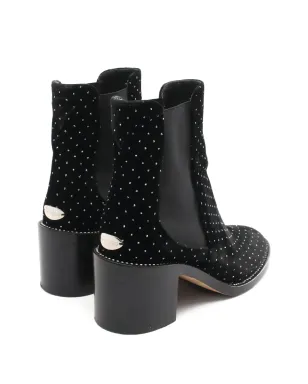 Jimmy Choo Pre-Owned 2000s ベルベットブーツ - サムネイル3