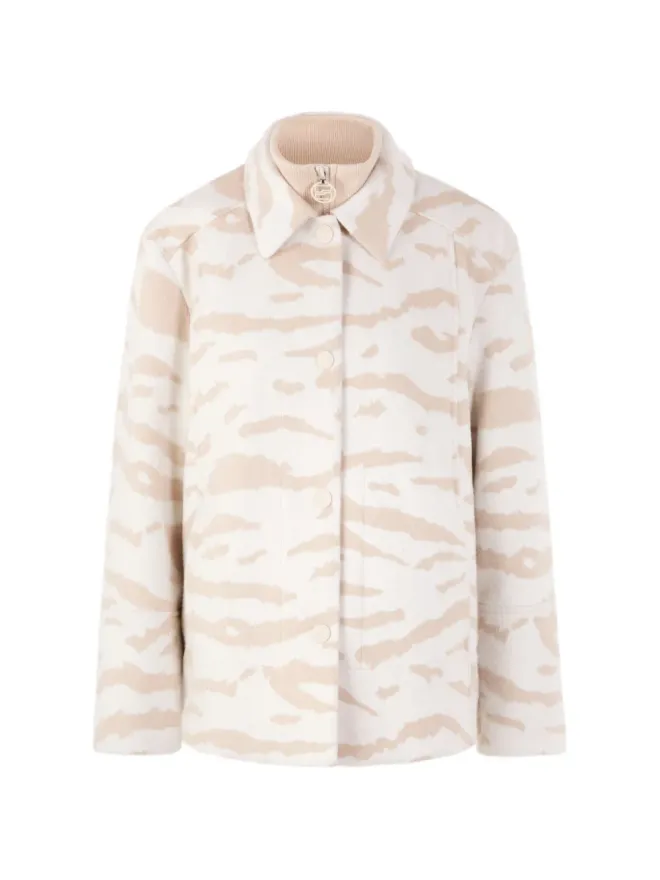 MARCCAIN MARCCAIN アニマルプリント シャツジャケットの商品画像