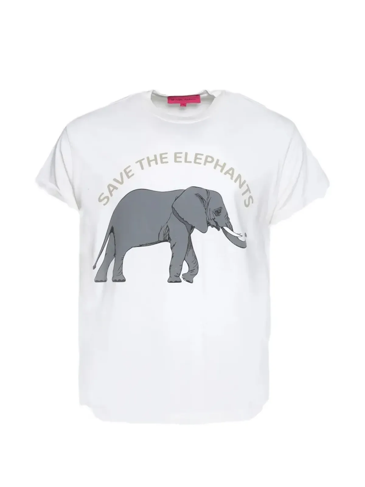The Elder Statesman 象プリントTシャツ - 画像1