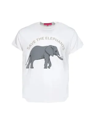 The Elder Statesman 象プリントTシャツ - サムネイル1