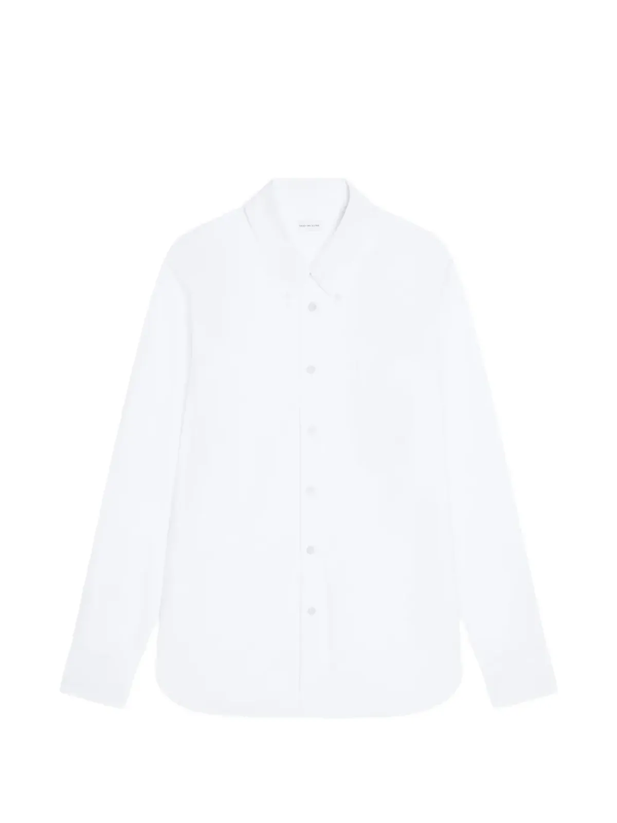 DRIES VAN NOTEN ゆるめコットンシャツ - ホワイト - 画像1
