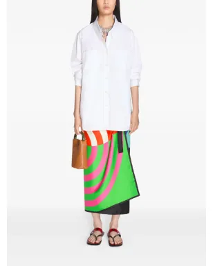 DRIES VAN NOTEN ゆるめコットンシャツ - ホワイト - サムネイル2