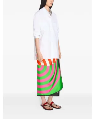 DRIES VAN NOTEN ゆるめコットンシャツ - ホワイト - サムネイル3