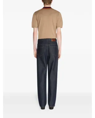 DRIES VAN NOTEN ストライプ メリノウール ポロシャツ - サムネイル4