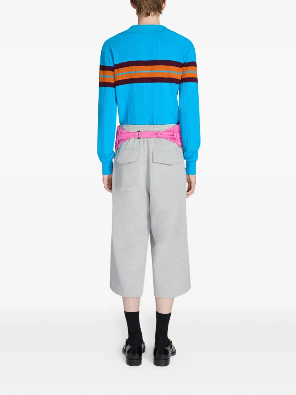 DRIES VAN NOTEN ストライプ柄ニットセーター - 画像4