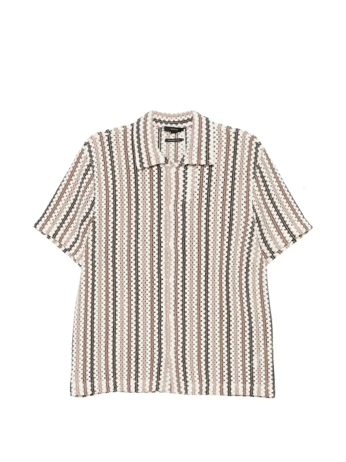Vince ストライプ柄 半袖シャツ - 画像1