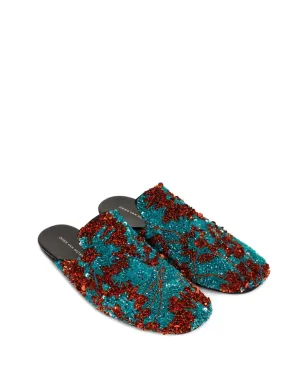 DRIES VAN NOTEN スパンコール付きスリッパ - サムネイル2