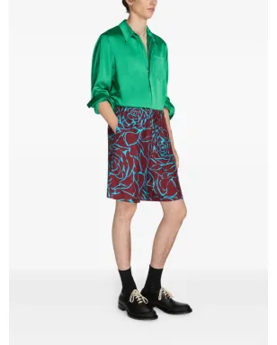 DRIES VAN NOTEN 花柄プリントショーツ - サムネイル3