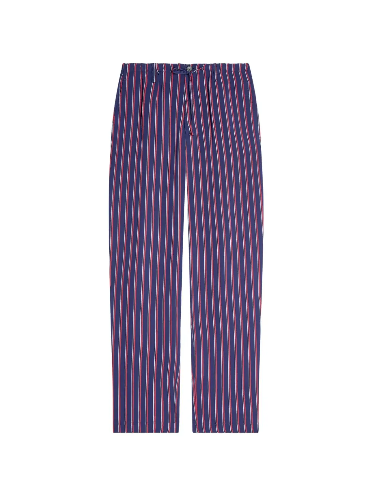 DRIES VAN NOTEN ストライプ柄ストレートレッグパンツ - 画像1