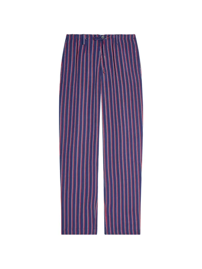 Dries Van Noten DRIES VAN NOTEN ストライプ柄ストレートレッグパンツの商品画像