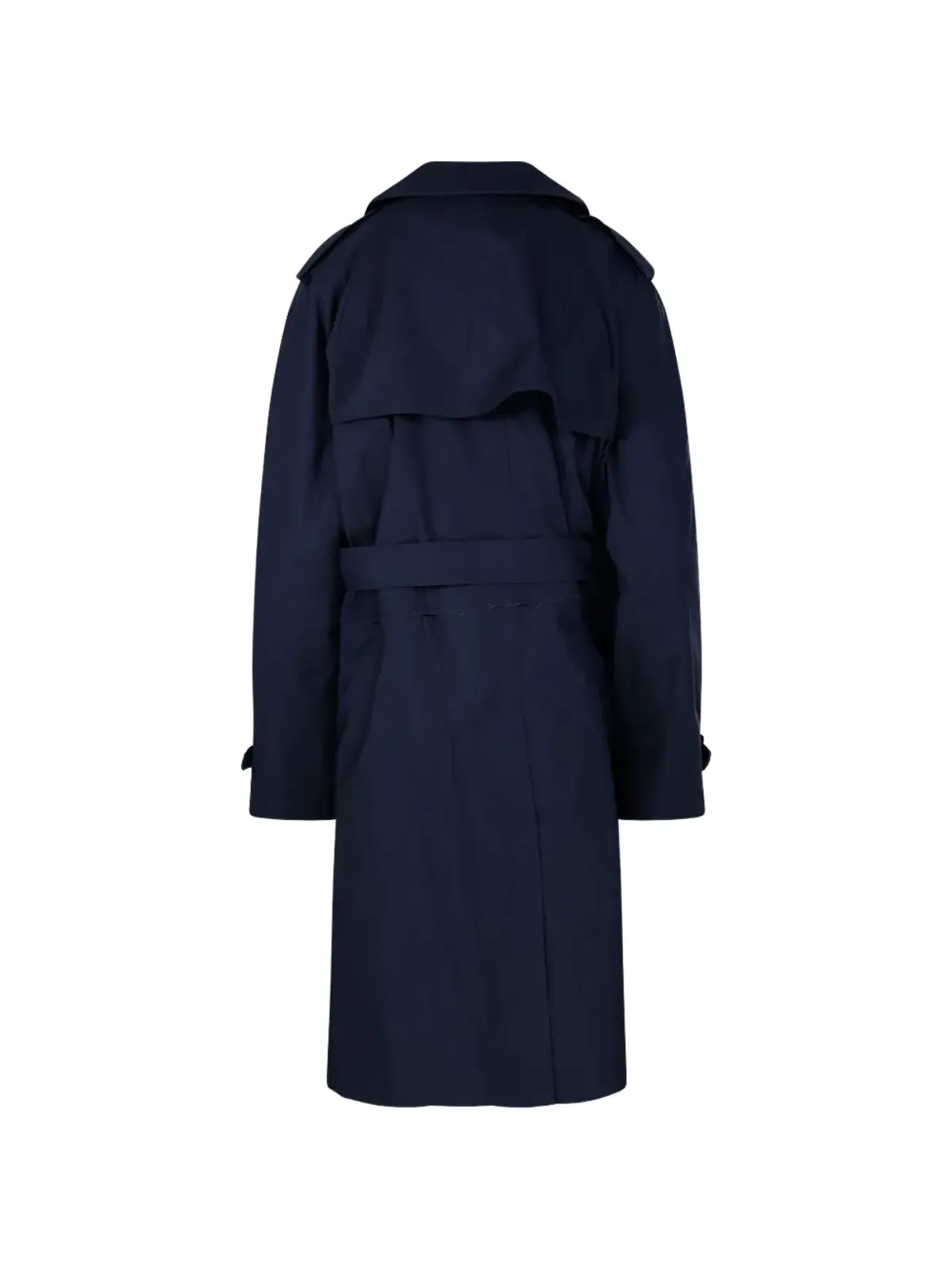 E.L.V DENIM ハックニー ベルト付き ダブルブレスト トレンチコート - 画像2