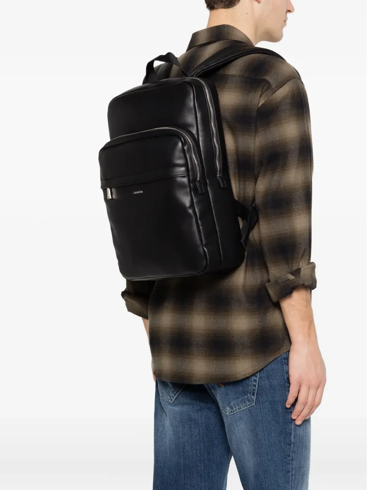 Calvin Klein ロゴディテールバックパック - 画像2
