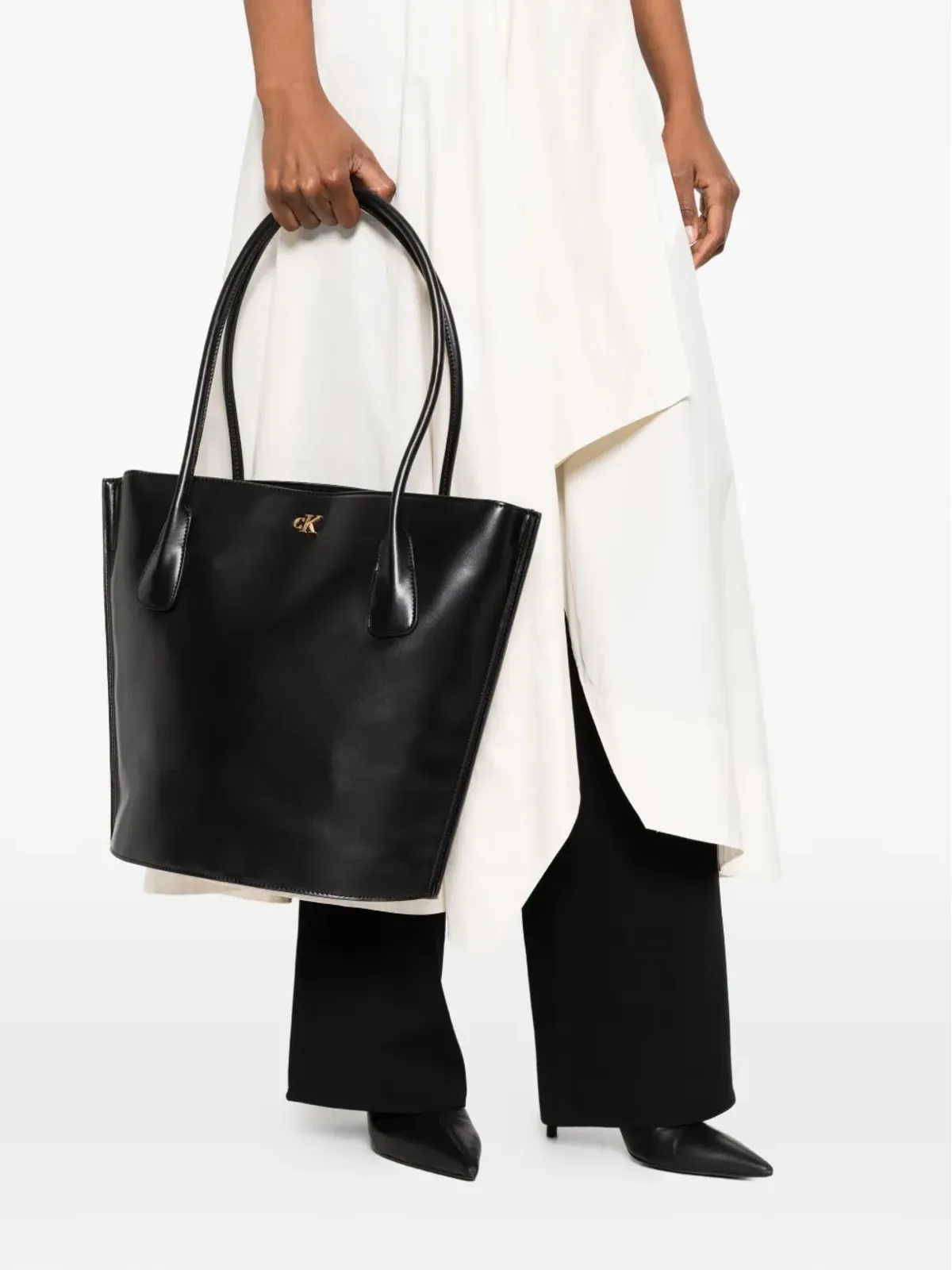 Calvin Klein ロゴ入りトートバッグ - 画像2