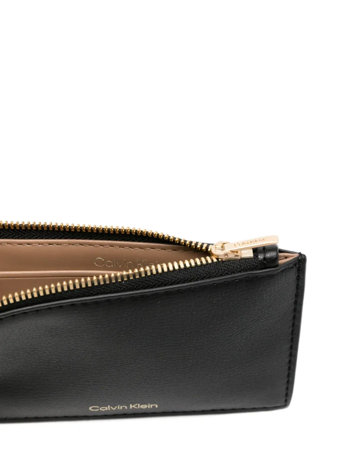Calvin Klein 箔ロゴ トップジップ カードホルダー - 画像3