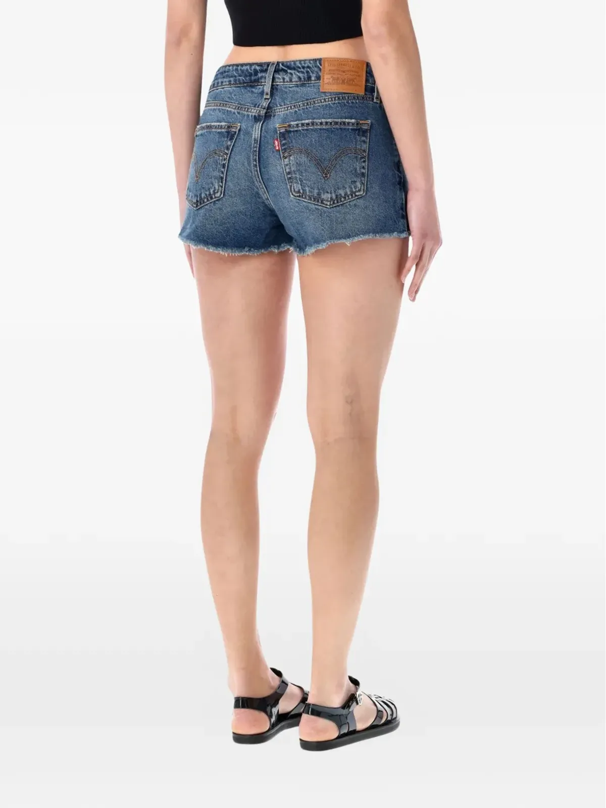 Levi's 501 Original フリンジショーツ - 画像2