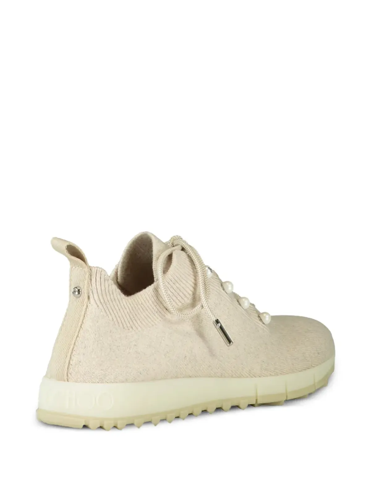 Jimmy Choo Veles ビーズ付きレースアップスニーカー - 画像2
