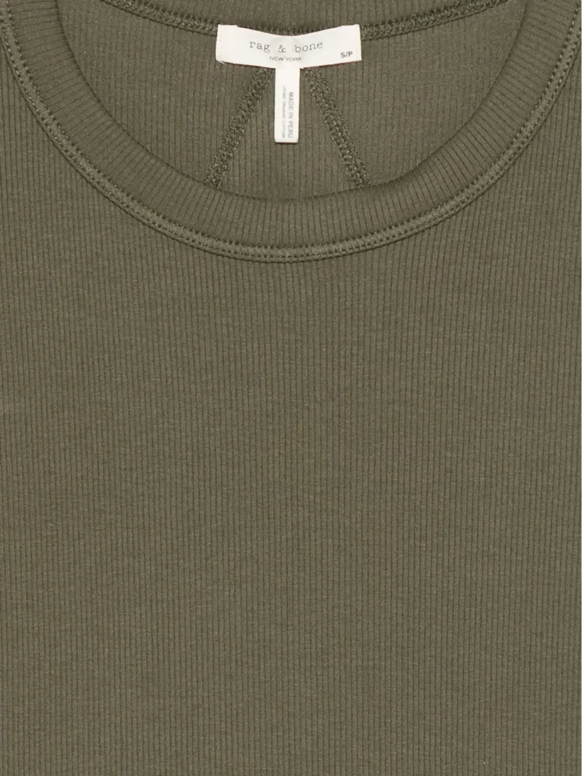 rag & bone リブ編みTシャツ - 画像3