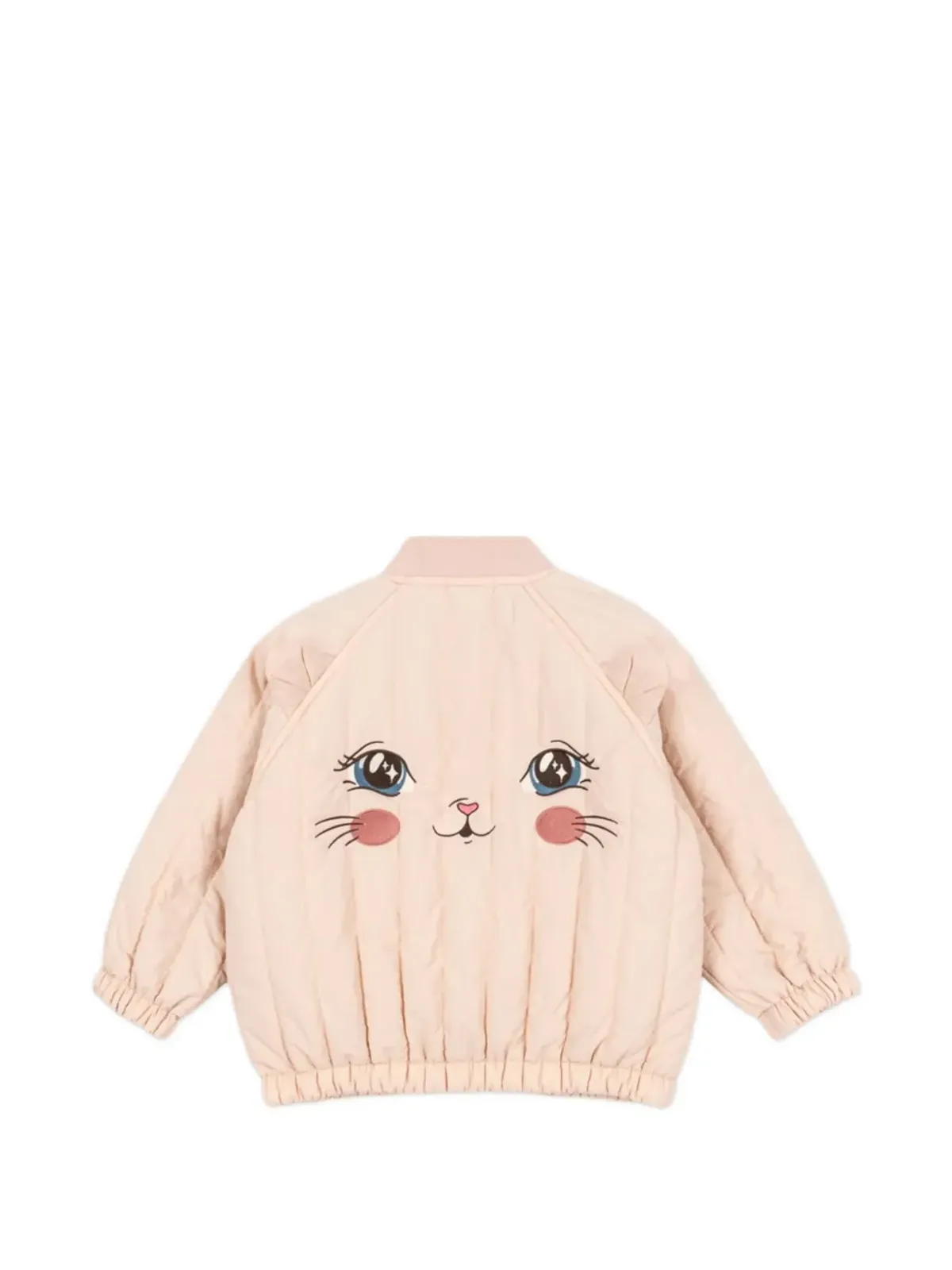 Konges Sløjd バックグラフィック入りキルティングジャケット - 画像2