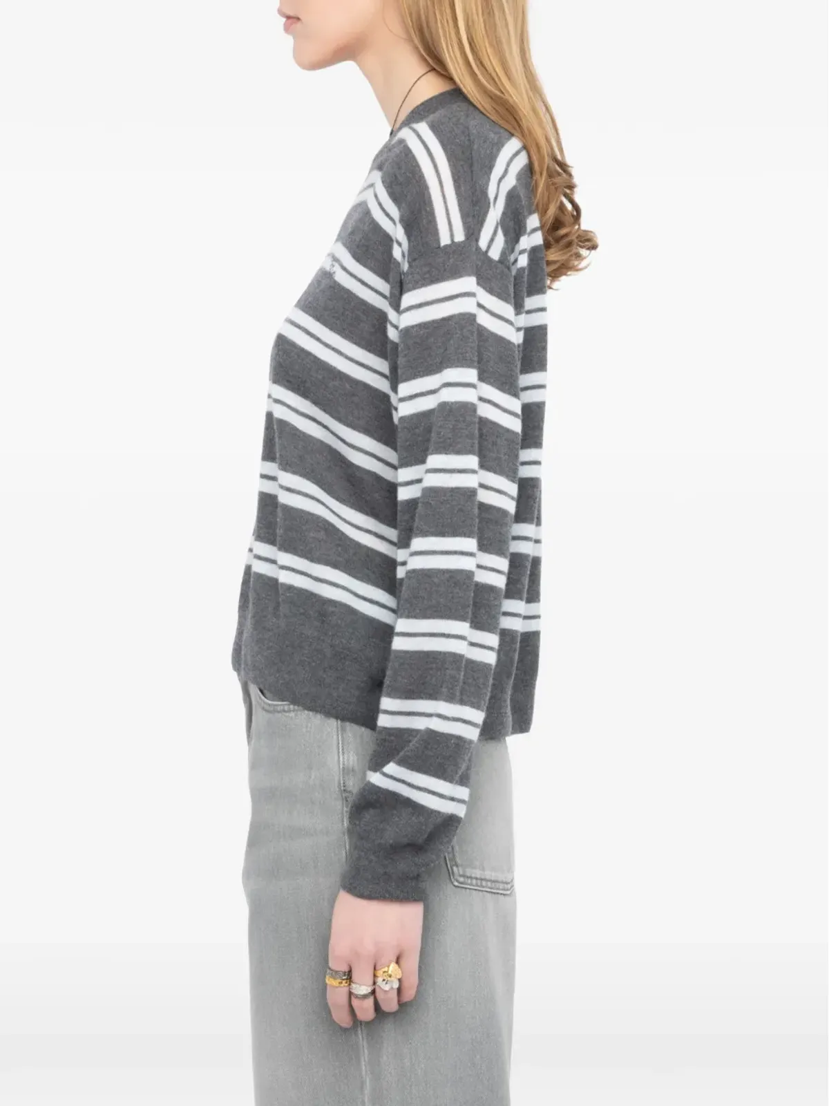 Zadig&Voltaire ストライプ柄ニットセーター - 画像5