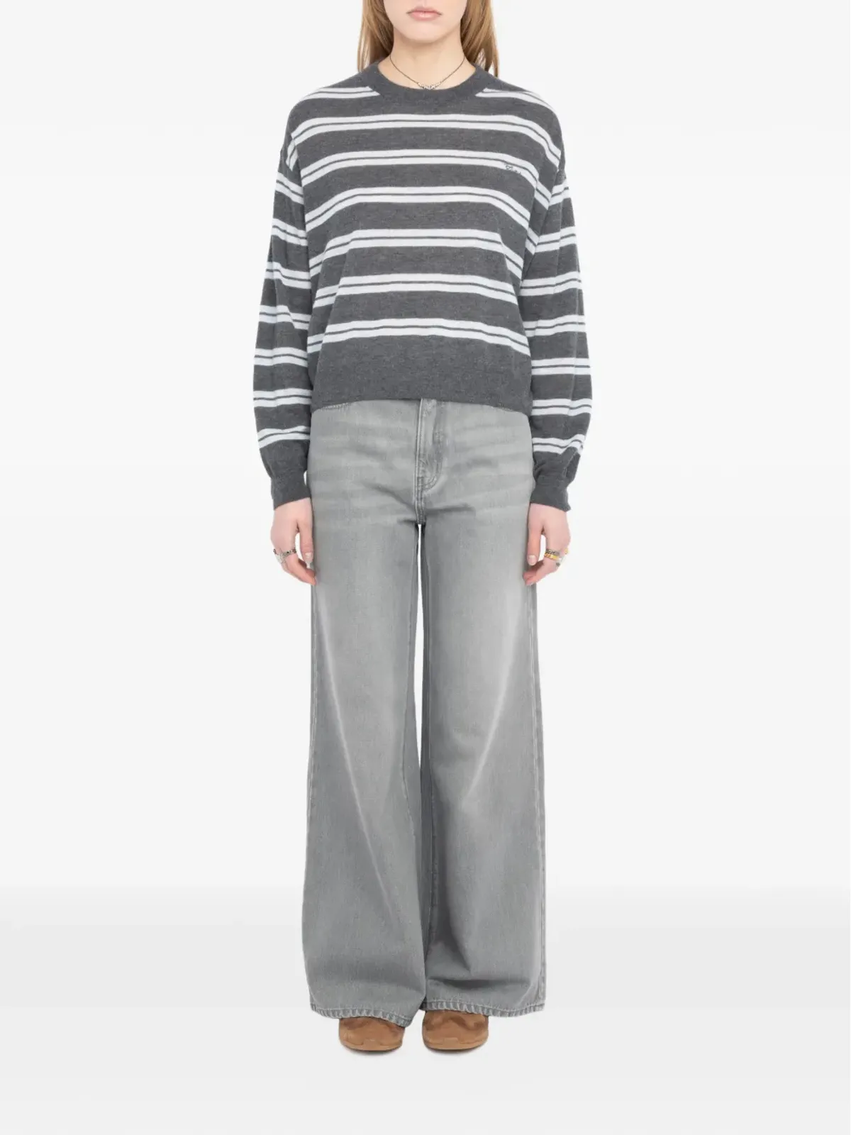 Zadig&Voltaire ストライプ柄ニットセーター - 画像2