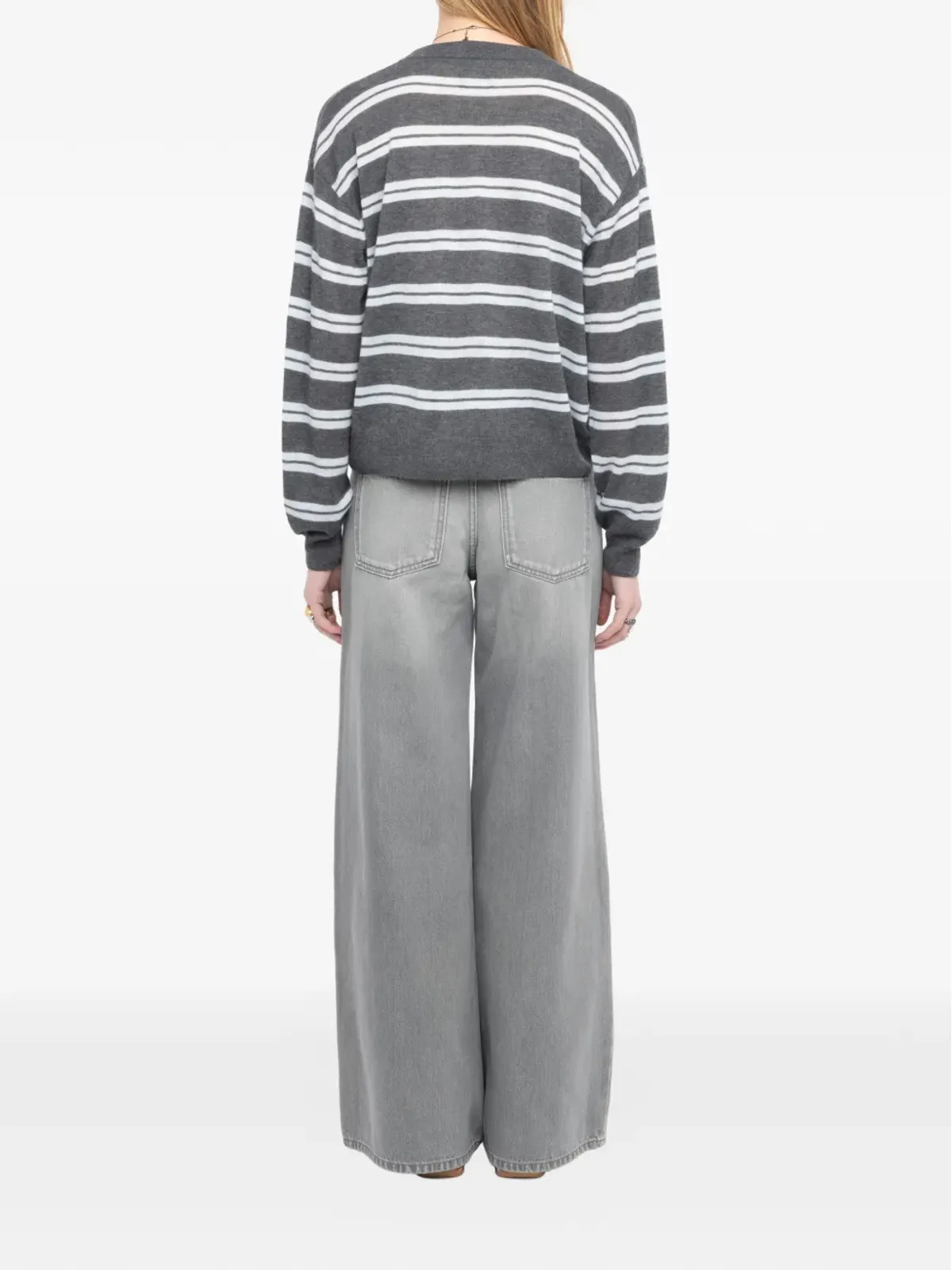 Zadig&Voltaire ストライプ柄ニットセーター - 画像3