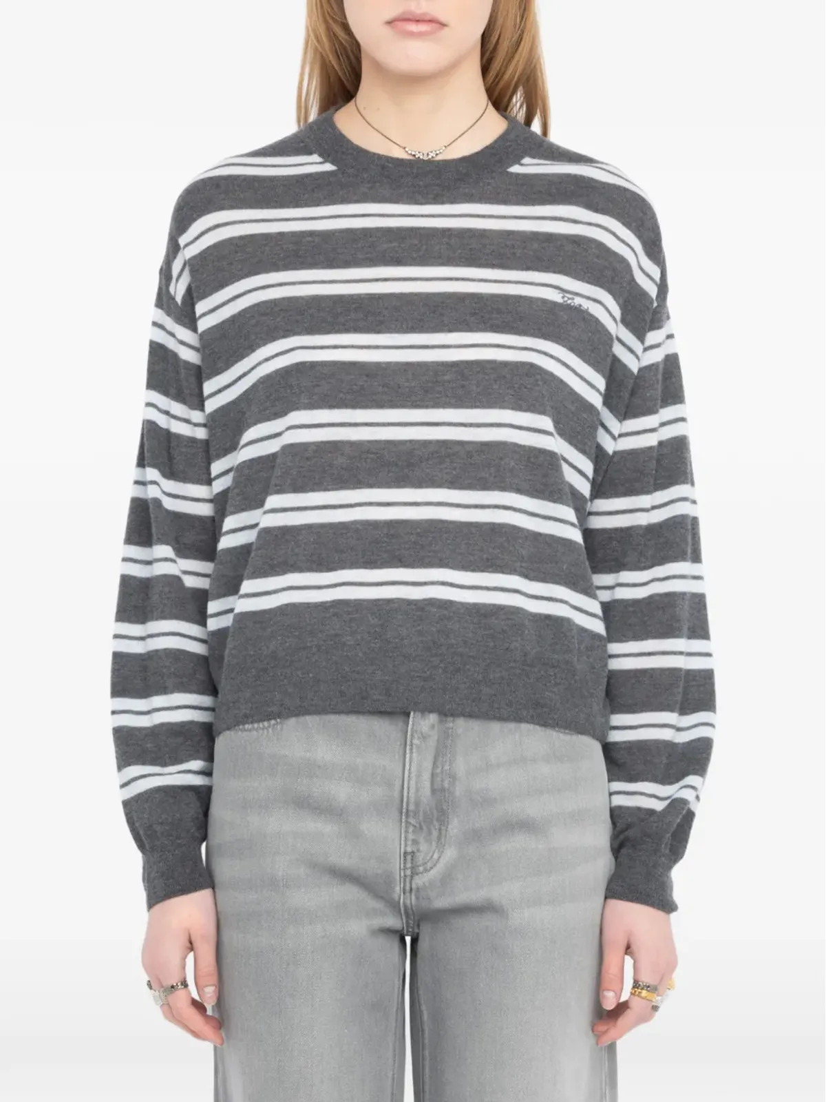 Zadig&Voltaire ストライプ柄ニットセーター - 画像4