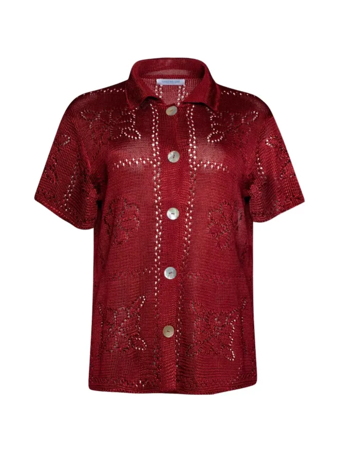 Calle Del Mar Calle Del Mar 花柄ショートスリーブシャツの商品画像