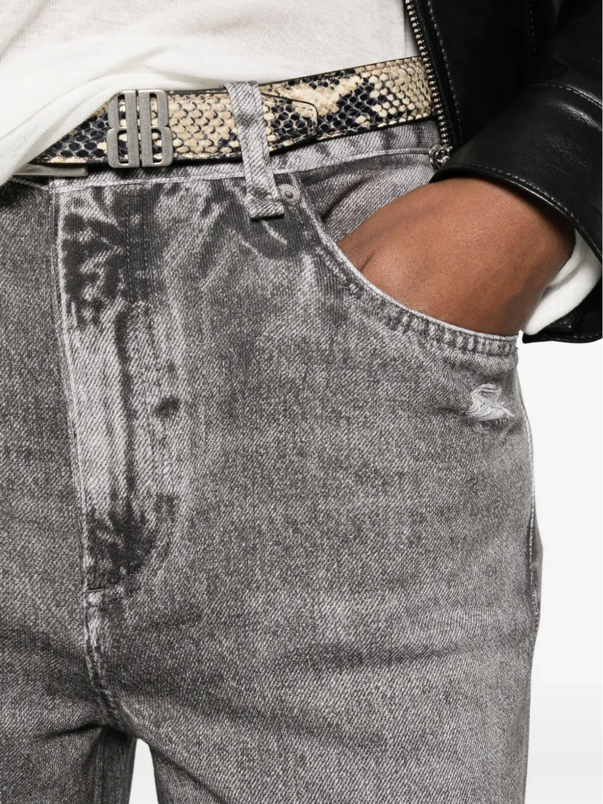 rag & bone レイヴン デニムフレアジーンズ - 画像5
