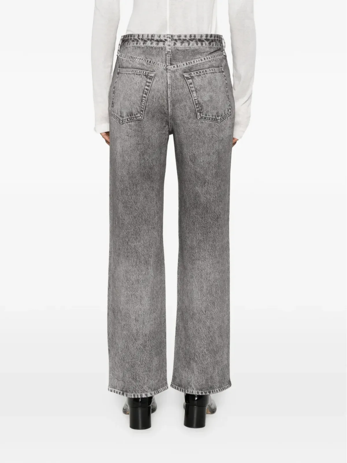 rag & bone レイヴン デニムフレアジーンズ - 画像4