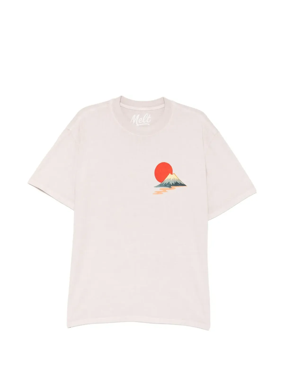 Melt 山岳グラフィック Tシャツ - 画像1
