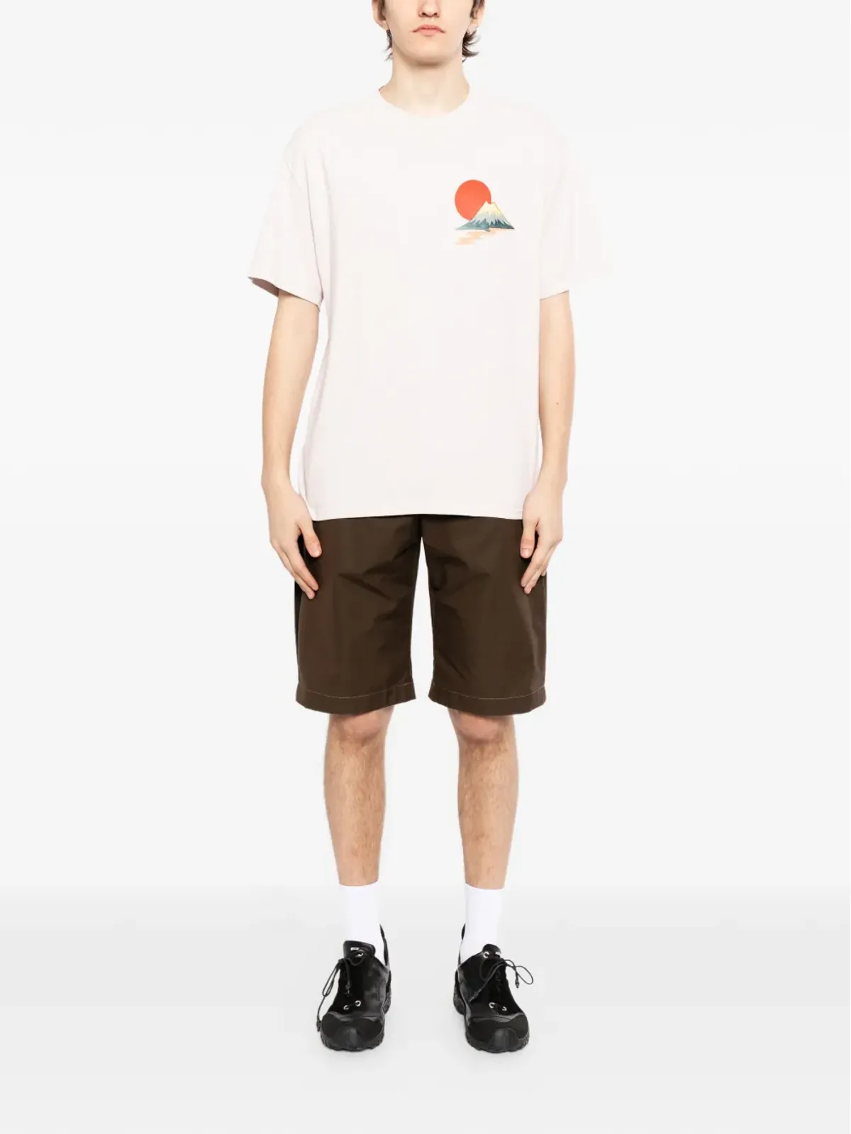 Melt 山岳グラフィック Tシャツ - 画像2