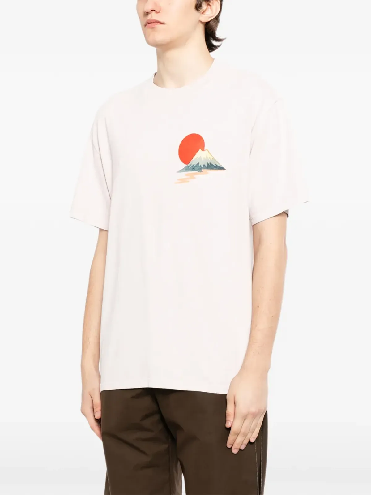 Melt 山岳グラフィック Tシャツ - 画像3