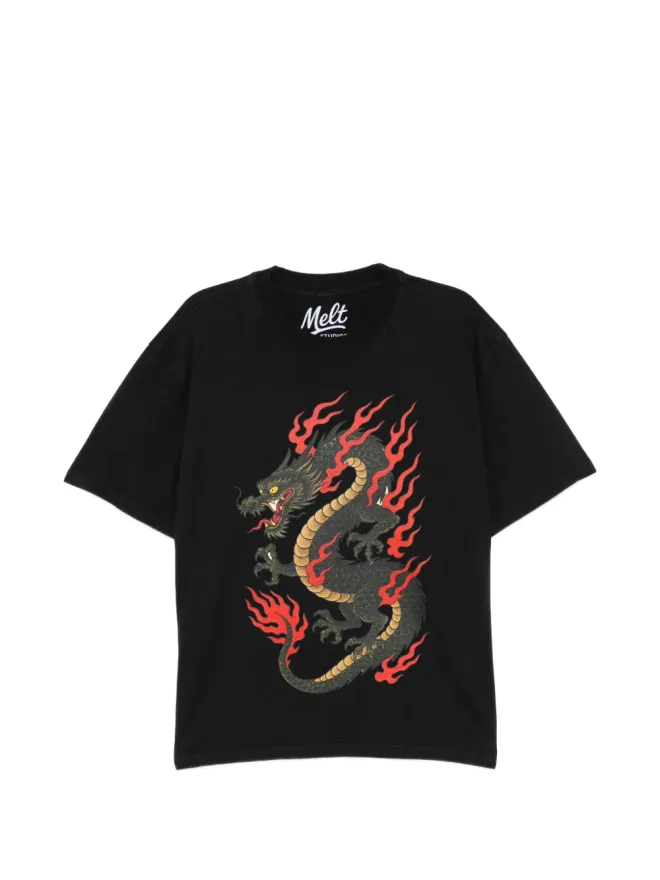 Melt Melt ドラゴンプリント Tシャツの商品画像
