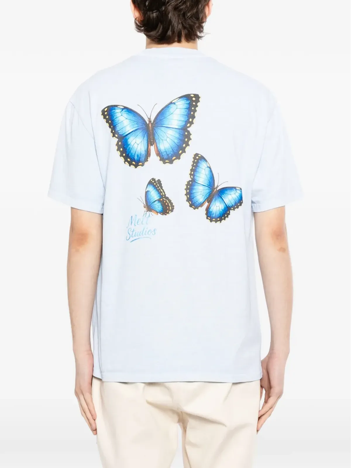 Melt 蝶のロゴ Tシャツ - 画像4
