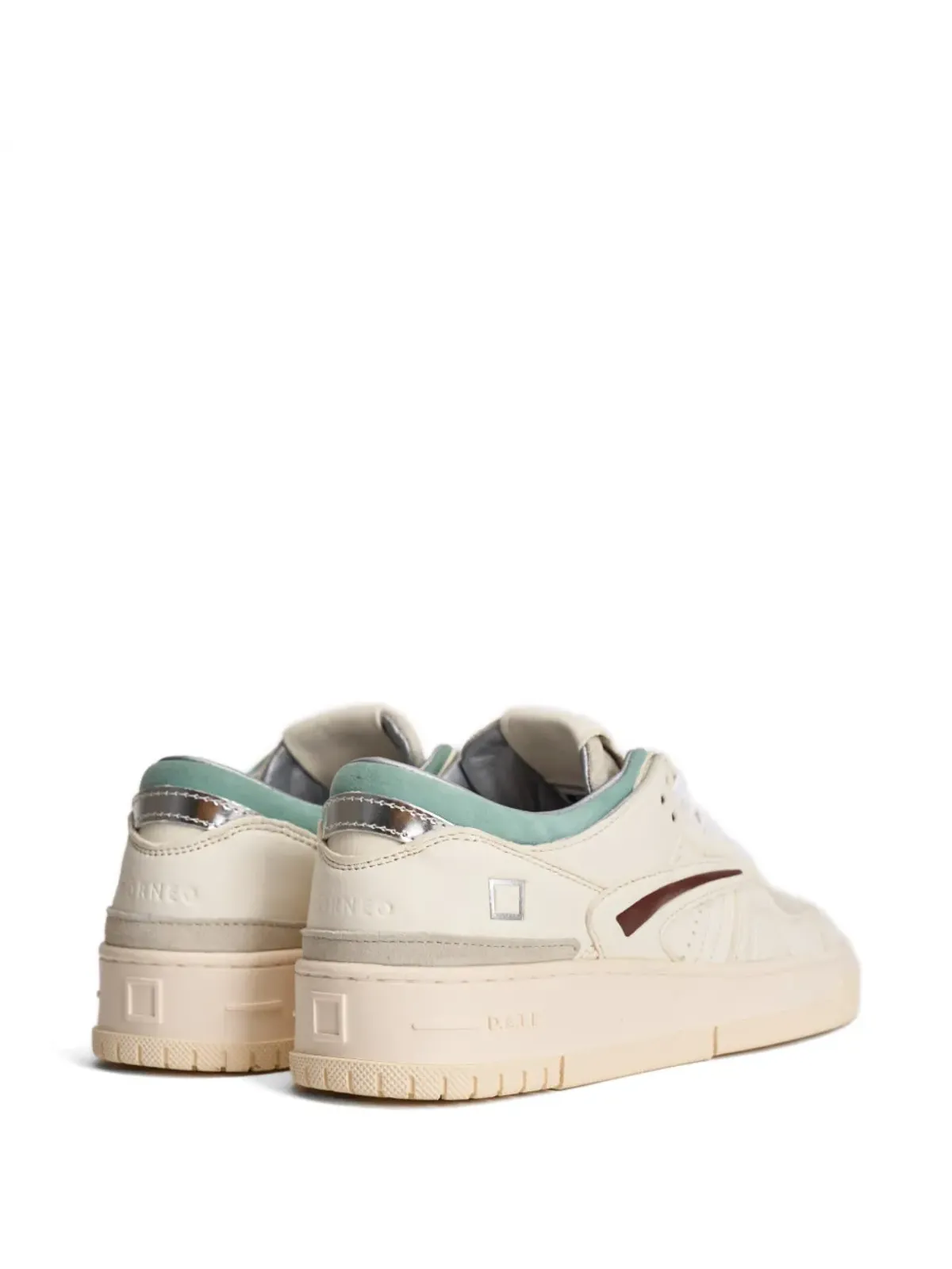 D.A.T.E. perforated leather sneakers - Neutrals - 画像4