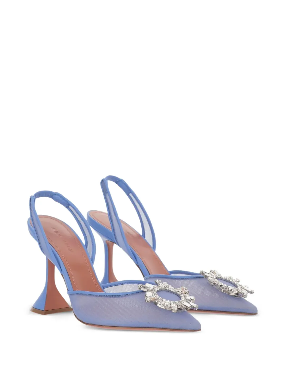 Amina Muaddi Begum pumps - Blue - 画像2
