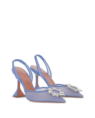 Amina Muaddi Begum pumps - Blue - サムネイル2