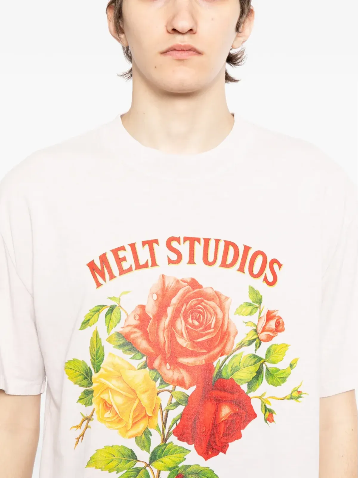 Melt 花柄プリントTシャツ - 画像5